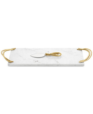 Michael Aram Calla Lily Collection Small Cheeseboard & Spreader, 2-Pc. Set & Reviews - Serveware ... | Macys (US)