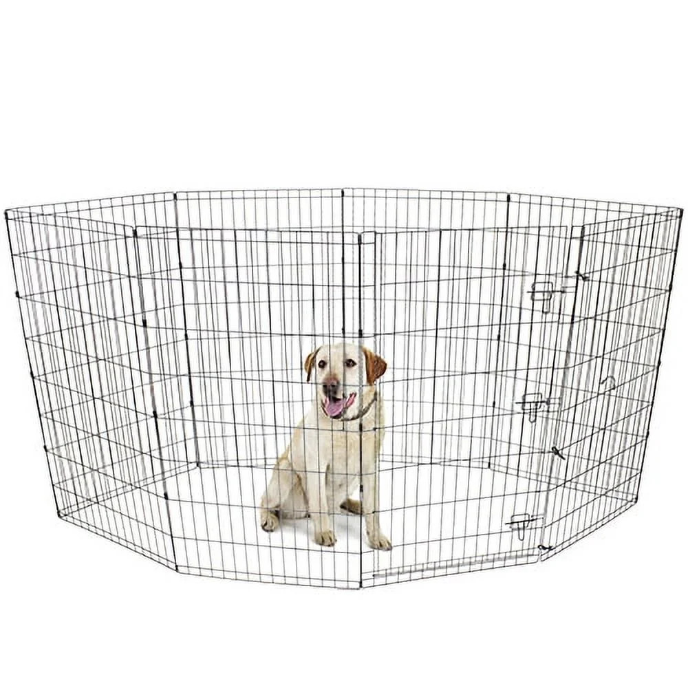 Vibrant Life Portable Wire Play Pen for Pets, Customizable, Foldable, 8 Panels, One Door, 42" Tal... | Walmart (US)