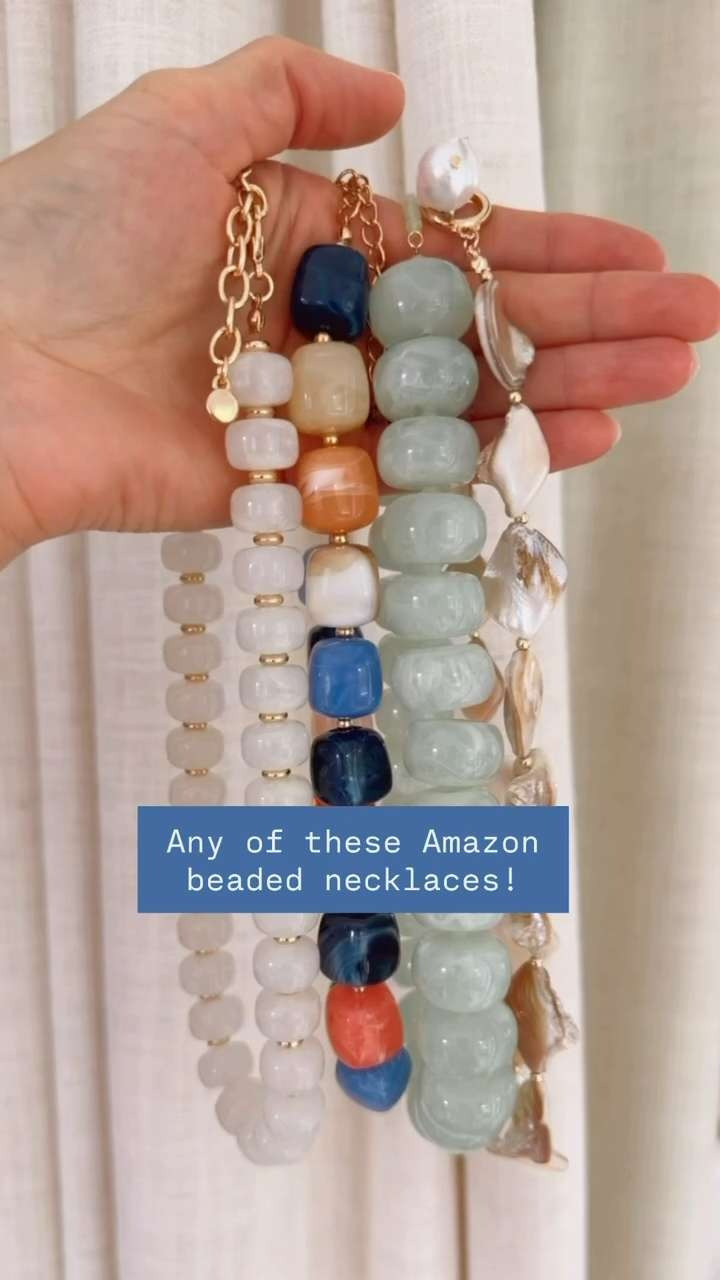 I have been loving beaded necklaces! It's such a fun accessory to have for spring & summer! Would make a great gift, and you could even gift a couple to go together because the price point is really great!

Loverly Grey, Mother's day gift ideas, beaded necklaces, Amazon, gift ideas for mom 

 #LTKMothersDay #LTKSeasonal