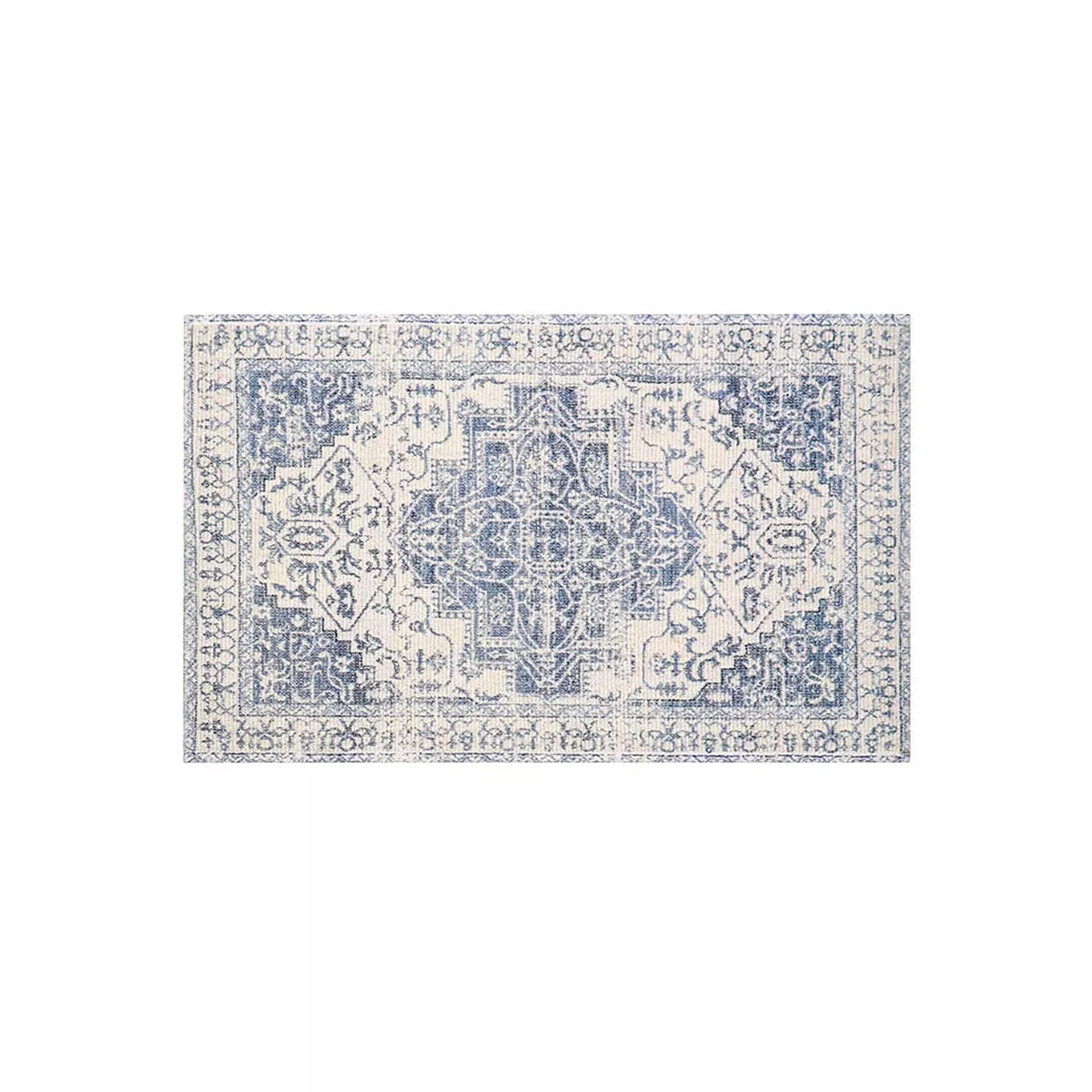 The Lakeside Collection Vintage Medallion Washable Rug - Accent Rug 20x34" | Target