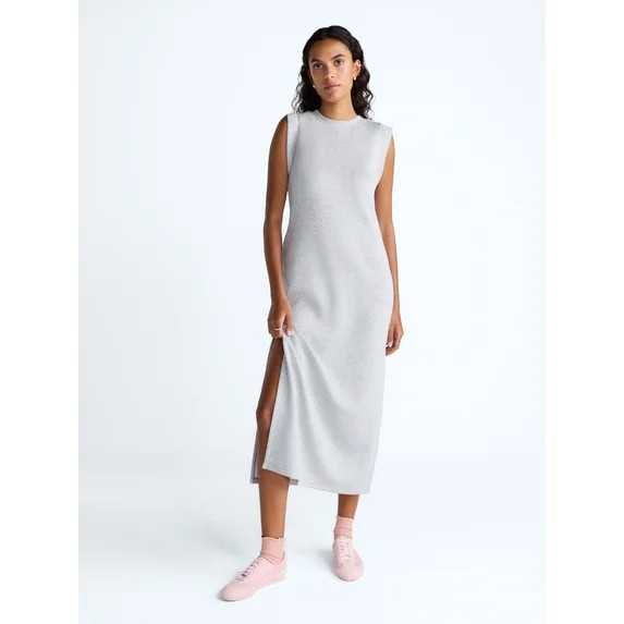 Scoop Women's and Women's Plus Scubaknit Sleeveless Maxi Dress, Sizes XS-4X | Walmart (US)