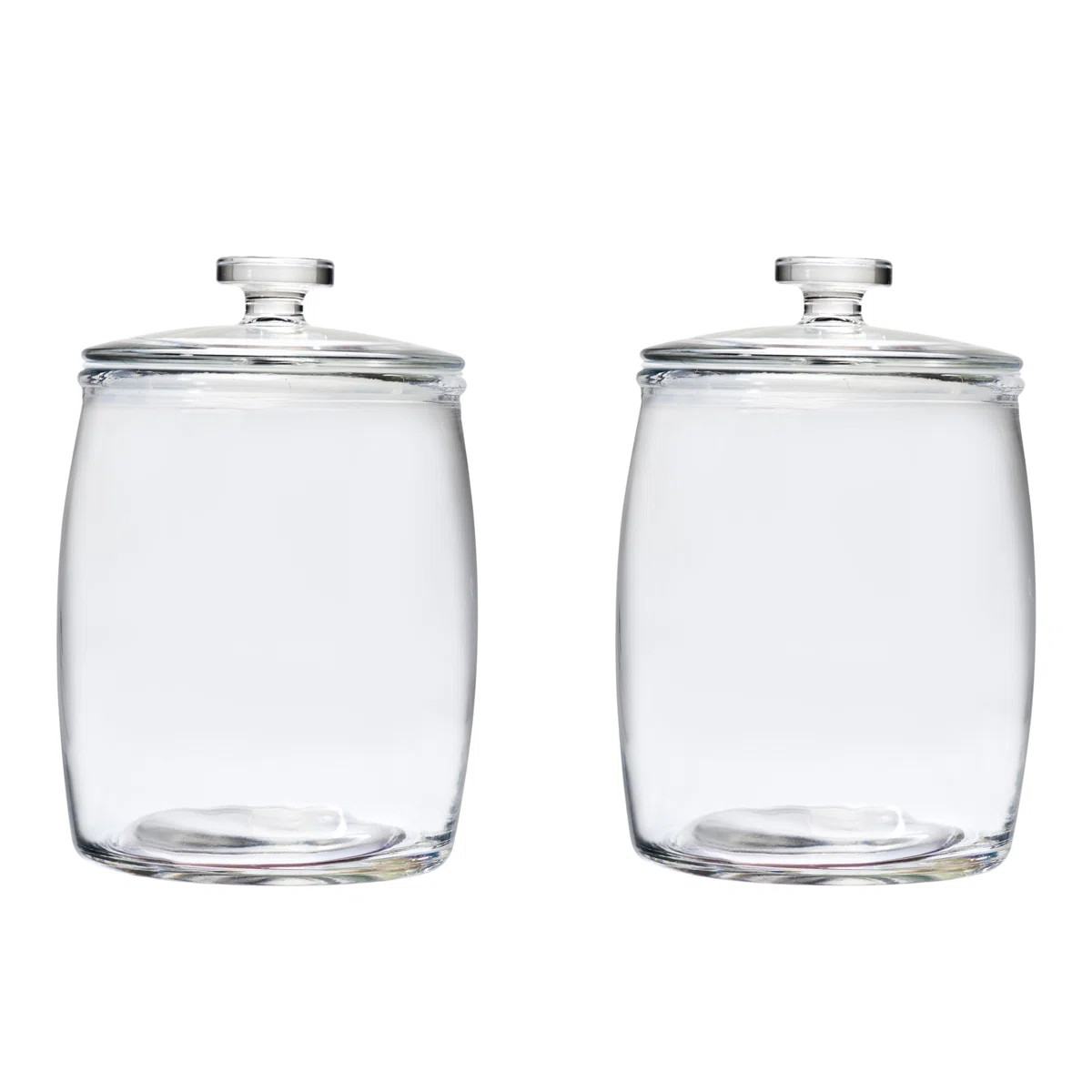 10 Strawberry Street Arlo Glass Canister, Medium (Set of 2) | Wayfair North America
