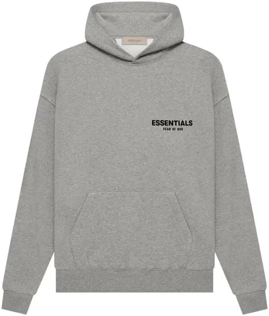 ESSENTIALS Pullover Hoodie Cotton Blend Adult Men Oversized, baggy fit. | Amazon (US)