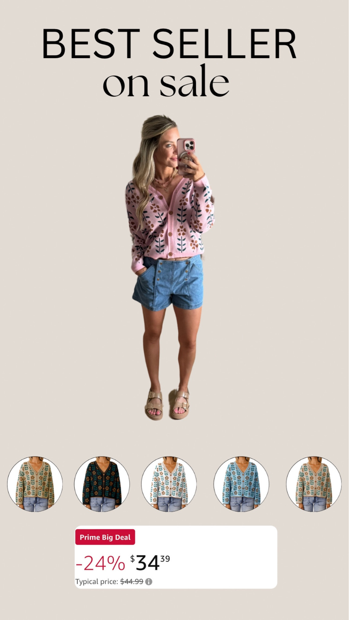 This has been so popular! Rare sale! 
Im wearing a medium 🤎

#LTKxPrimeDay #LTKHoliday #LTKSaleAlert