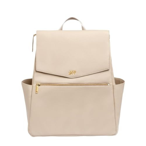 Freshly Picked Leather Diaper Bag Backpack, Large Capacity with Insulated Pockets | Amazon (US)