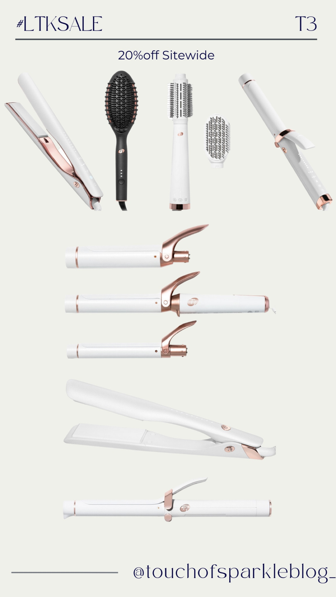 LTK Sale! T3 has 20% off site wide! If you have been eyeing an item, this is the time to grab it! 

#LTKSale #LTKbeauty #LTKsalealert