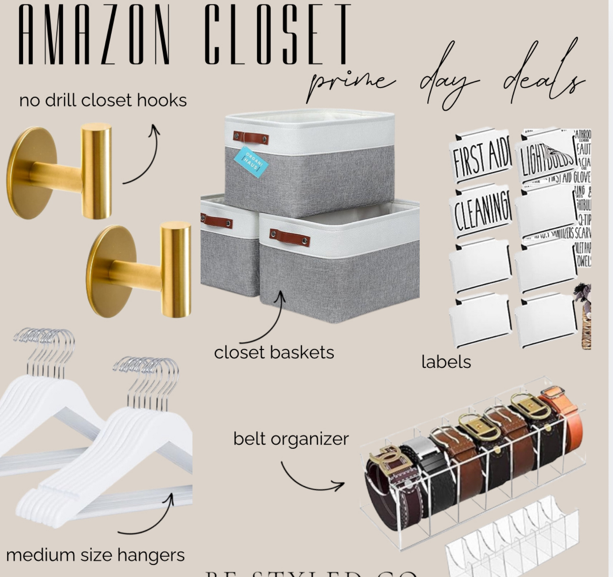 Get your closet organized for fall. From no drill hooks to pre plan your outfit, to bins and labels plus a stylish belt organizer  

#LTKOver40 #LTKFindsUnder50 #LTKxPrimeDay