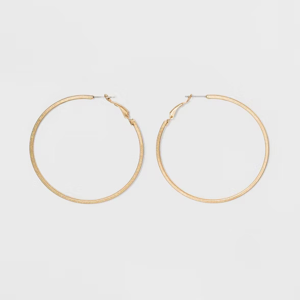 Thin Circle Hoop Earrings - Universal Thread™ | Target