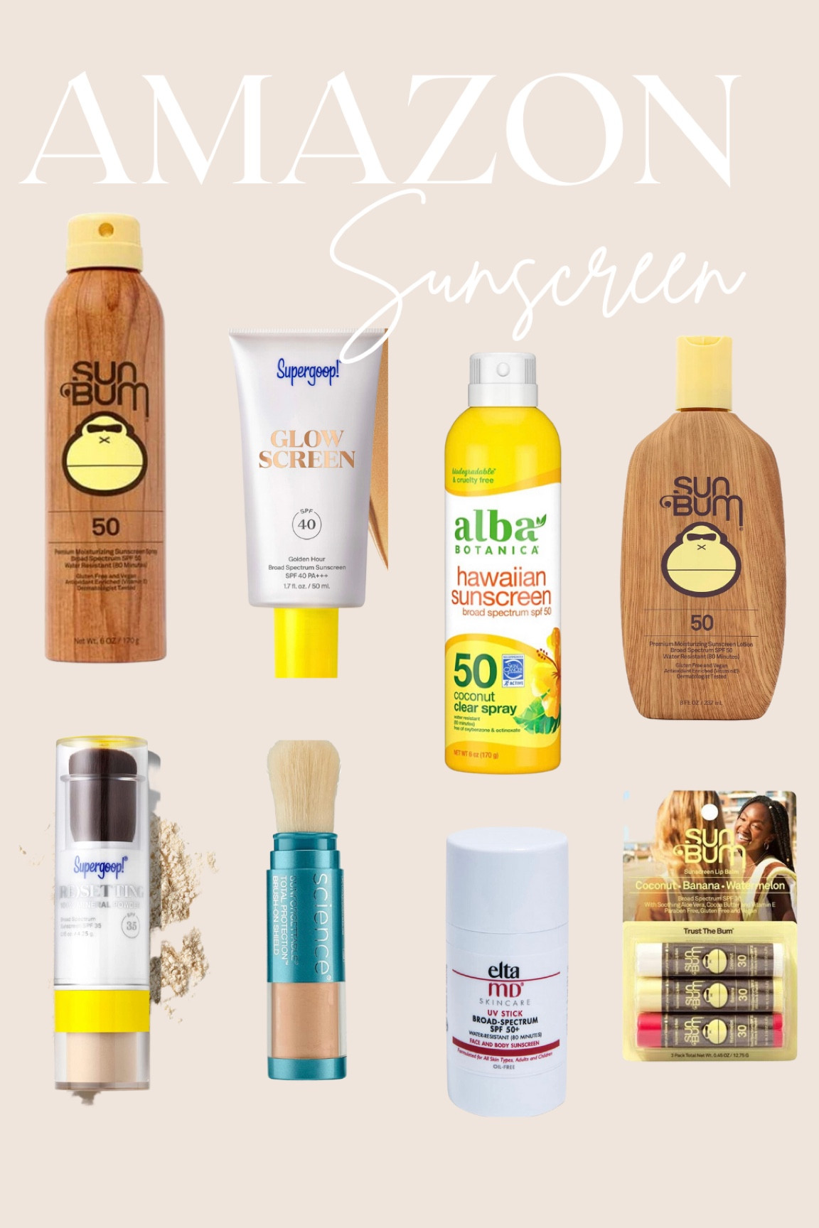 Amazon sunscreen
Amazon swim
Amazon find
Amazon family 

#LTKfamily #LTKFind #LTKswim