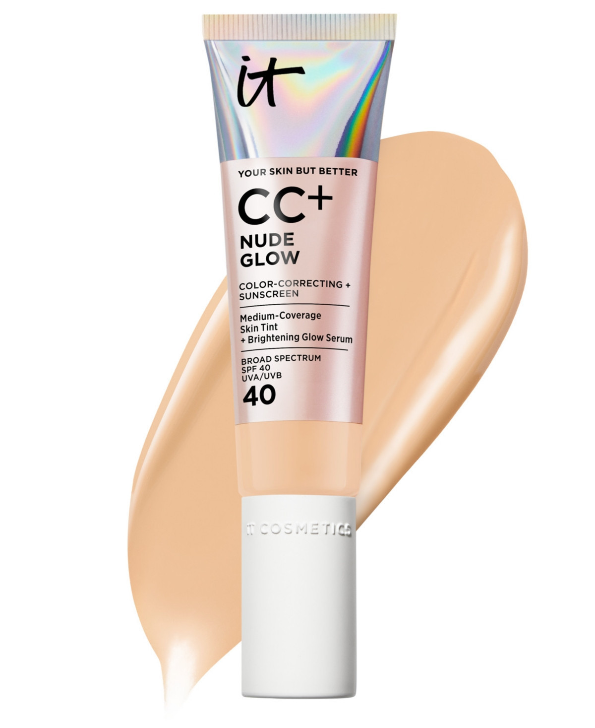 It Cosmetics Cc+ Nude Glow Lightweight Foundation + Glow Serum Spf 40 - Rich Cool | Macy's