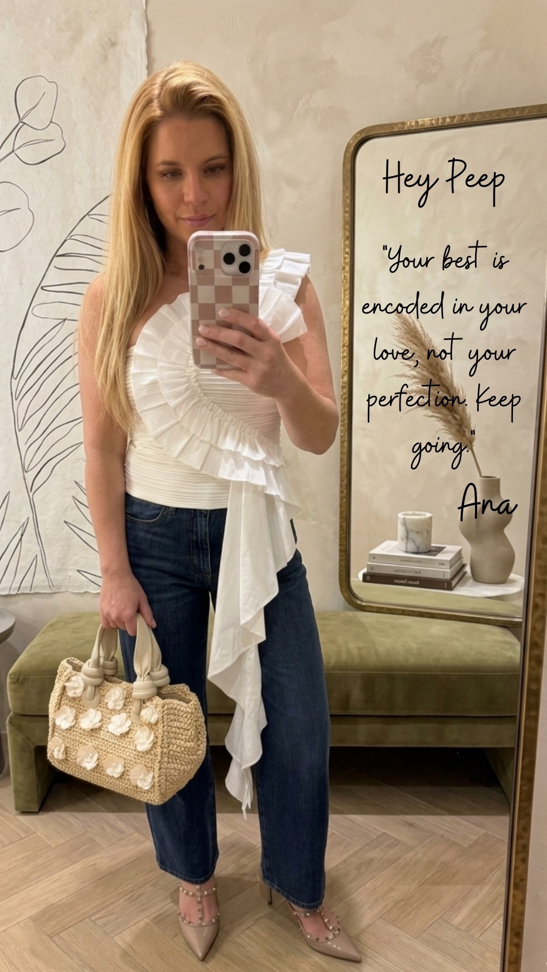 You know those days when you have absolutely no idea where to start? Start by getting on your knees and thanking God for your life.
We all face daily battles, and the way we handle these challenges is exactly what shapes us and makes us stronger.
A smooth sea never made a skilled sailor.
Shall we row together?

XOXO,
Ana Randall💗

#LTKstyletip #LTKshoes #LTKfamily