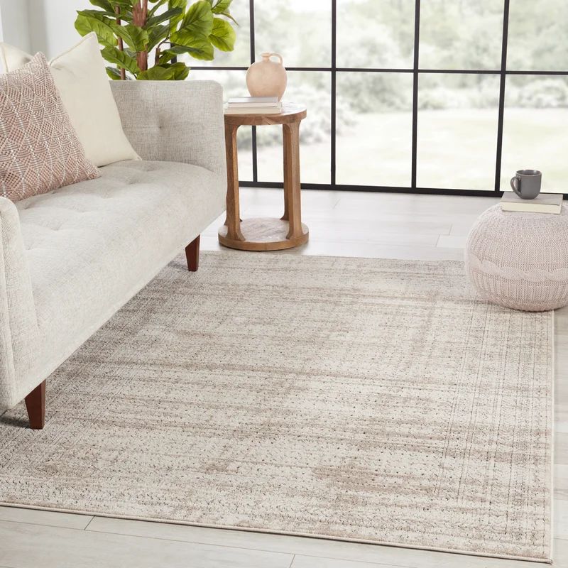 Farnon Cream/Black Rug | Wayfair North America