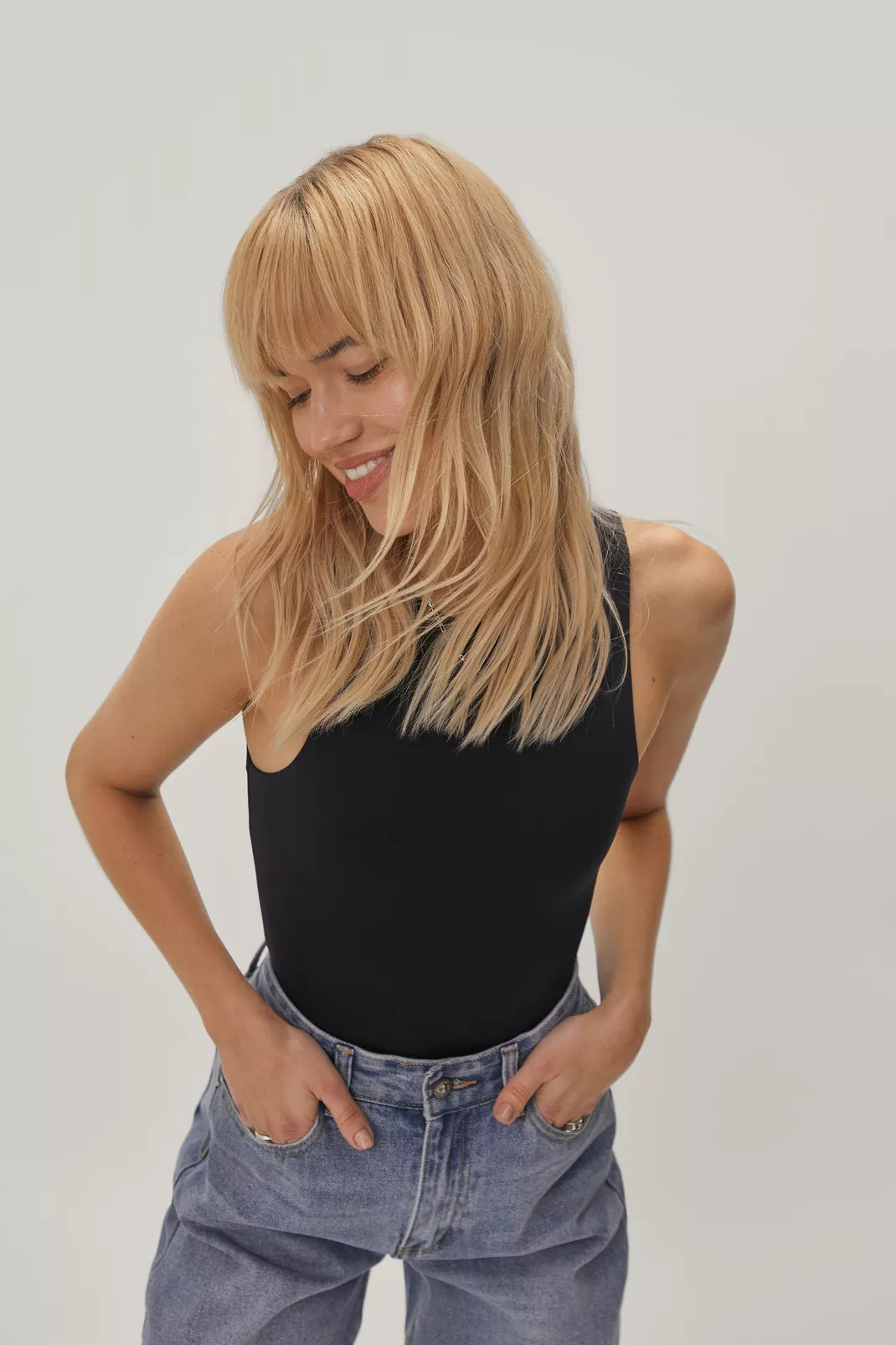 Racer Neck Bodysuit | Nasty Gal (US)