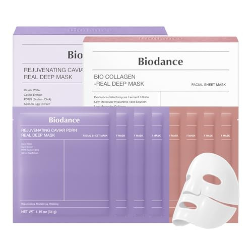 BIODANCE Luxury Holiday Duo: Caviar PDRN & Bio Collagen Real Deep Overnight Gel Mask for Plumping Hydration, Firming for Glass Skin, Korean Skin Care, Skin Care Set | Amazon (US)