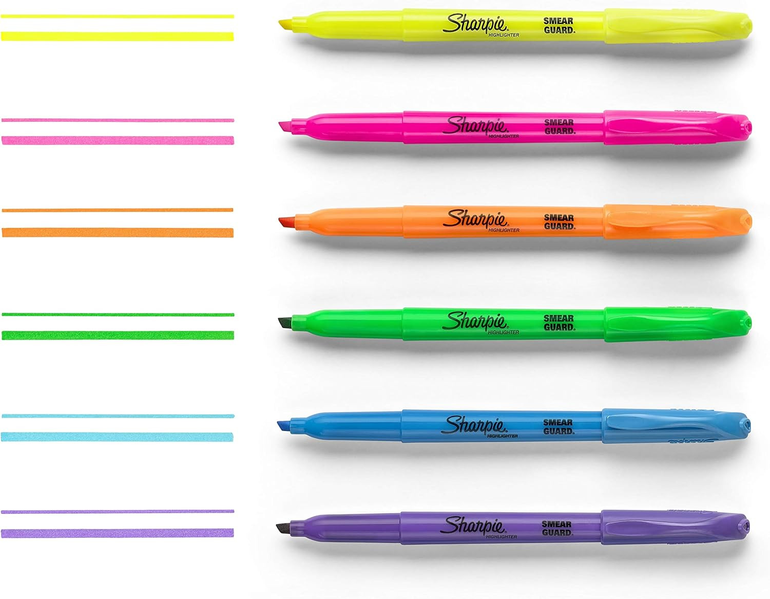 SHARPIE Pocket Highlighters, Narrow Chisel Tip, Assorted Fluorescent Colors, Value Pack, 36 Count | Amazon (US)
