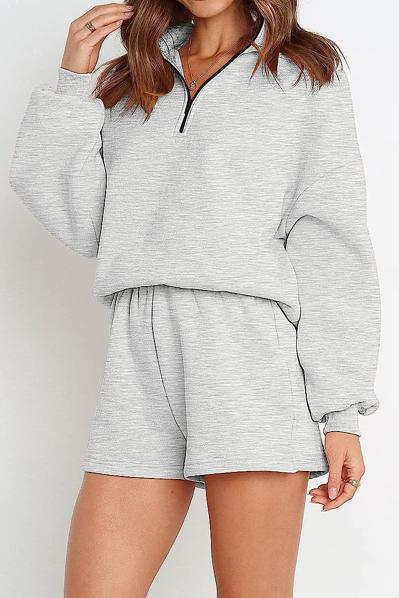 AUTOMET Women's Oversized 2 Piece Lounge Sets Fall Outfits 2023 Long Sleeve Cozy Casual Pajamas s... | Amazon (US)