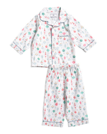 Infant And Toddler Vintage Ornaments Pajama Set | TJ Maxx
