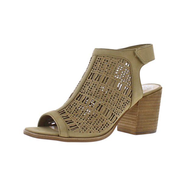 Vince Camuto Womens Keannie Leather Ankle Strap Heel Sandals | Walmart (US)