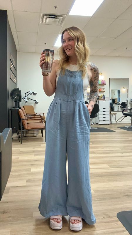 Spring means overalls. Loving these flowy ones from Amazon. I did have to hem 2” off the bottom bc I’m a shorty but they are so so comfy 

#LTKfindsunder50 #LTKshoecrush #LTKstyletip