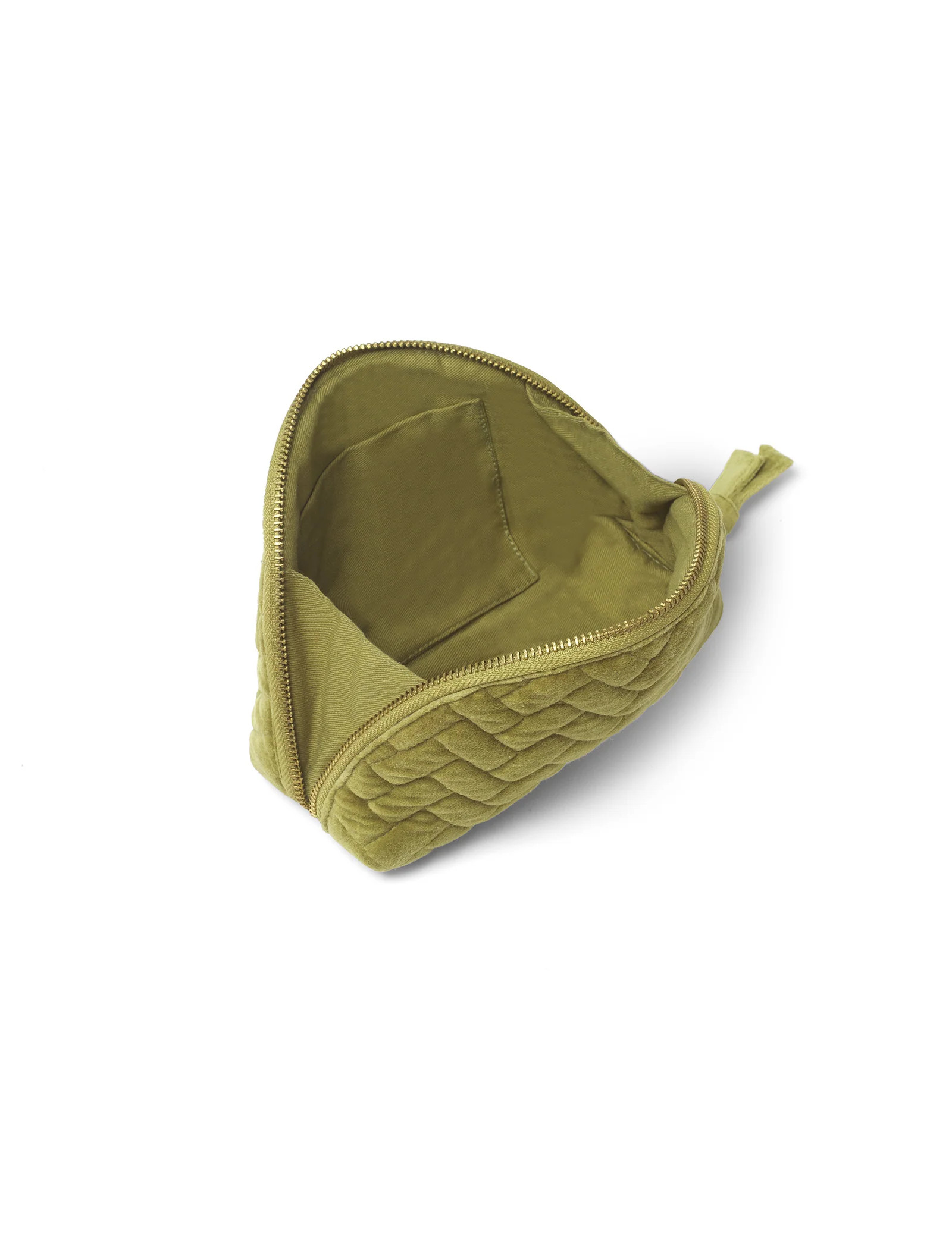 Green Velvet Small Makeup Bag | Nobody's Child