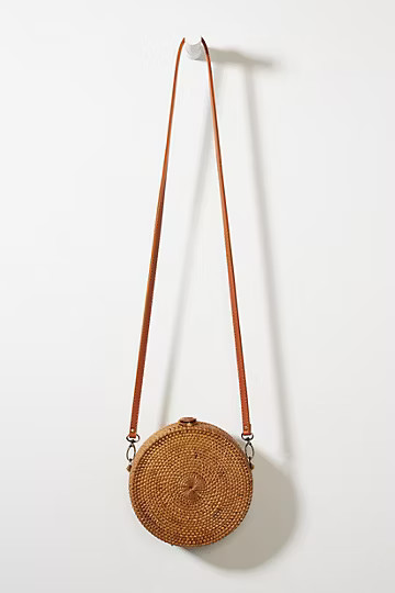 Lyra Rattan Crossbody Bag | Anthropologie (US)