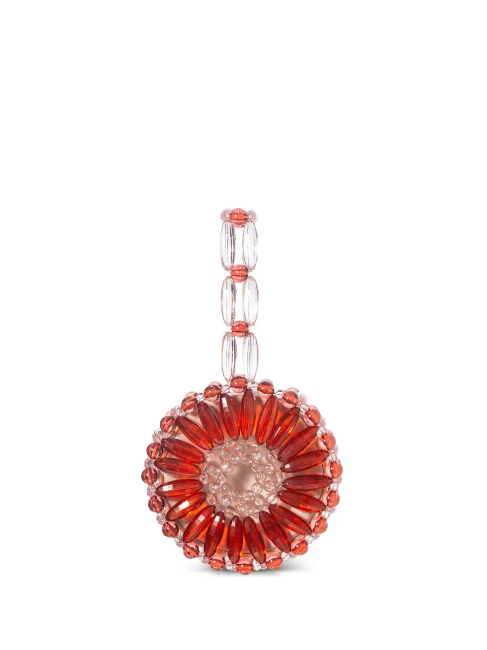 0711 Arya beaded mini bag - Red | Farfetch Global