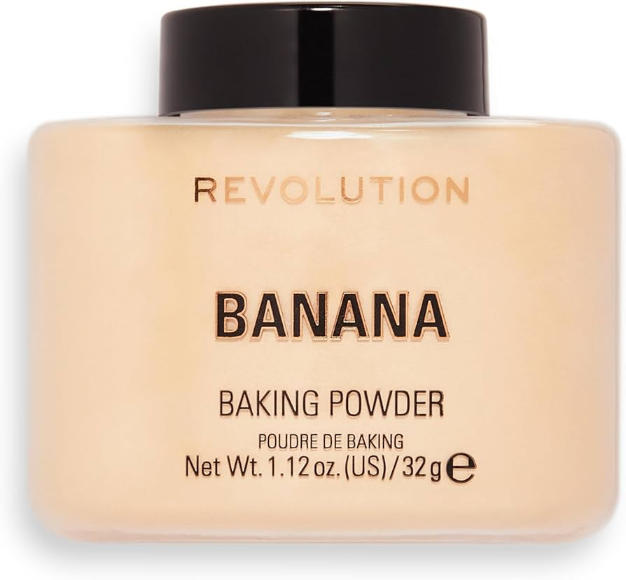 Revolution Beauty London, Loose Baking Powder, Prolongs Makeup Wear, Setting Banana, For Medium S... | Amazon (UK)