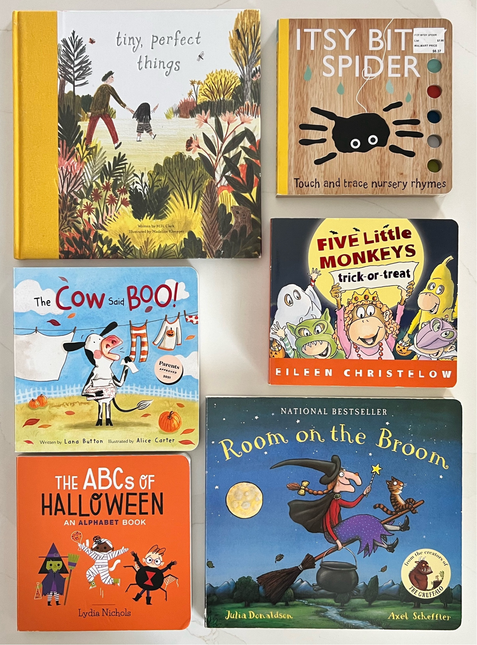 Books we’re reading as a family this October.🎃 These are all appropriate for babies & toddlers.