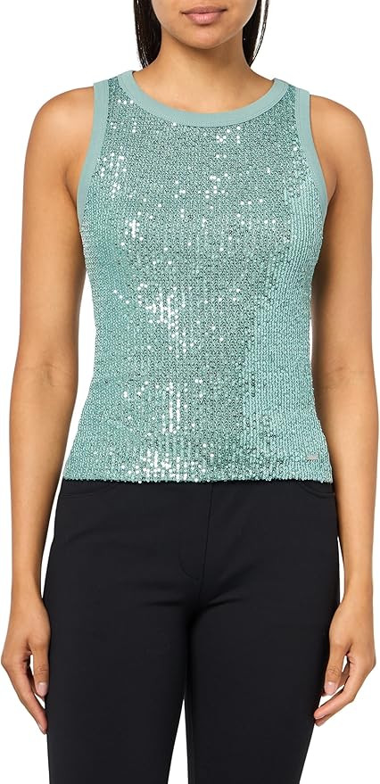 GUESS Women's Alexia Sequins Tank Top | Amazon (US)