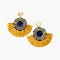 Fan statement earrings | J.Crew US