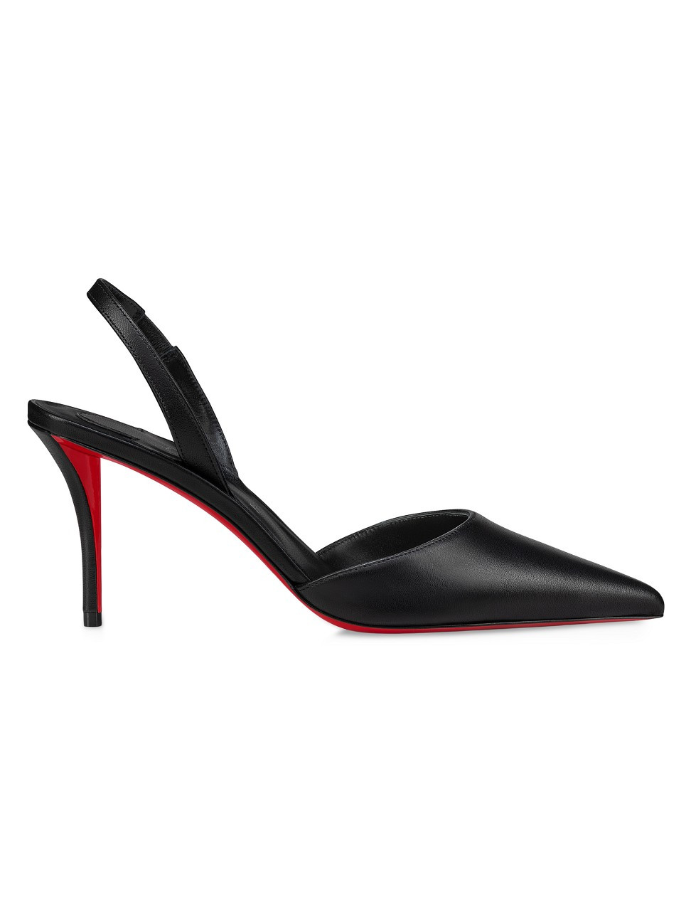 Women's Apostropha Sling 80MM Leather Pumps - Black - Size 8 | Saks Fifth Avenue