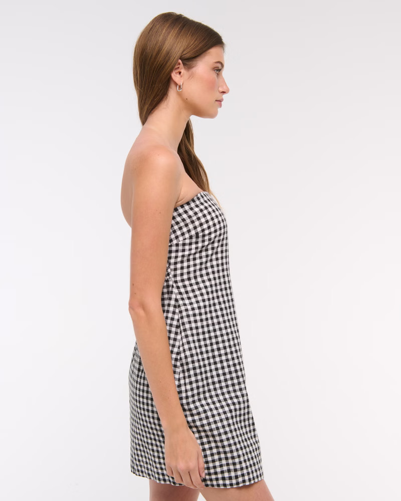 Women's The A&F Scarlett Strapless Linen-Blend Skort | Women's Dresses & Jumpsuits | Abercrombie.... | Abercrombie & Fitch (US)