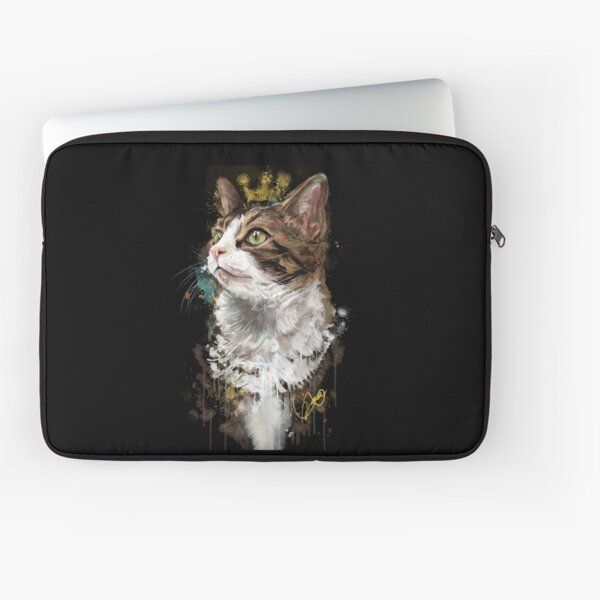 Project Caturday - King Louis the VII Laptop Sleeve by joliealicia | Redbubble (US)