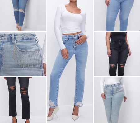 40% off all SALE Good American jeans !! I love the Good Legs the best and wear size 16 plus for a comfy fit. 

#LTKplussize #LTKsalealert #LTKfindsunder100