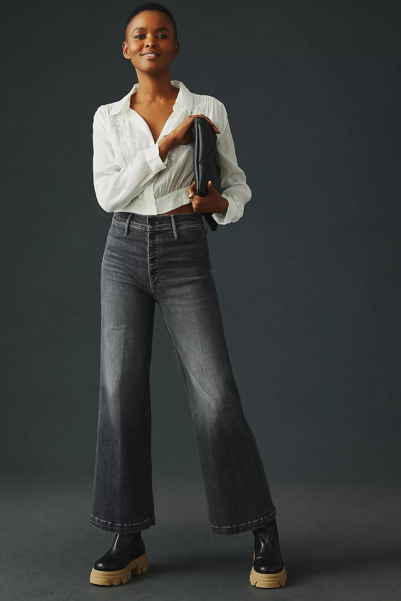 MOTHER The Pixie Sailor Ankle Jeans | Anthropologie (US)