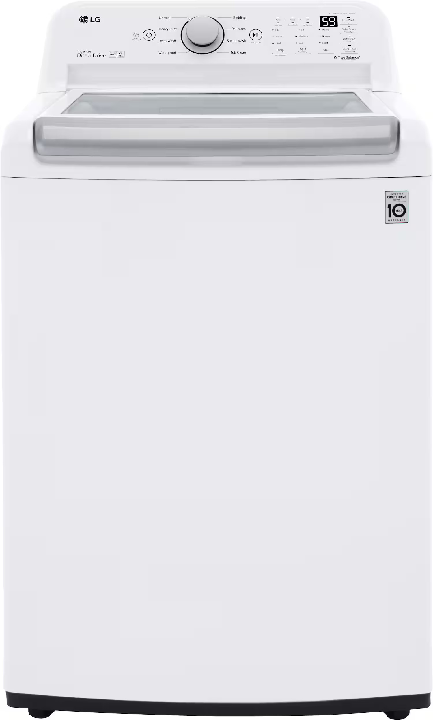 LG 5.0 Cu. Ft. High-Efficiency Top Load Washer with 6Motion Technology White WT7150CW - Best Buy | Best Buy U.S.
