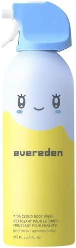 Evereden Kids Foam Soap, Cloud Body Wash (6.7 fl. oz., Juicy Citrus): Spray, Shape & Splash: The ... | Amazon (US)