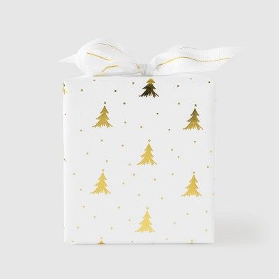 Gold Christmas Tree Gift Wrap - Sugar Paper&#8482; | Target