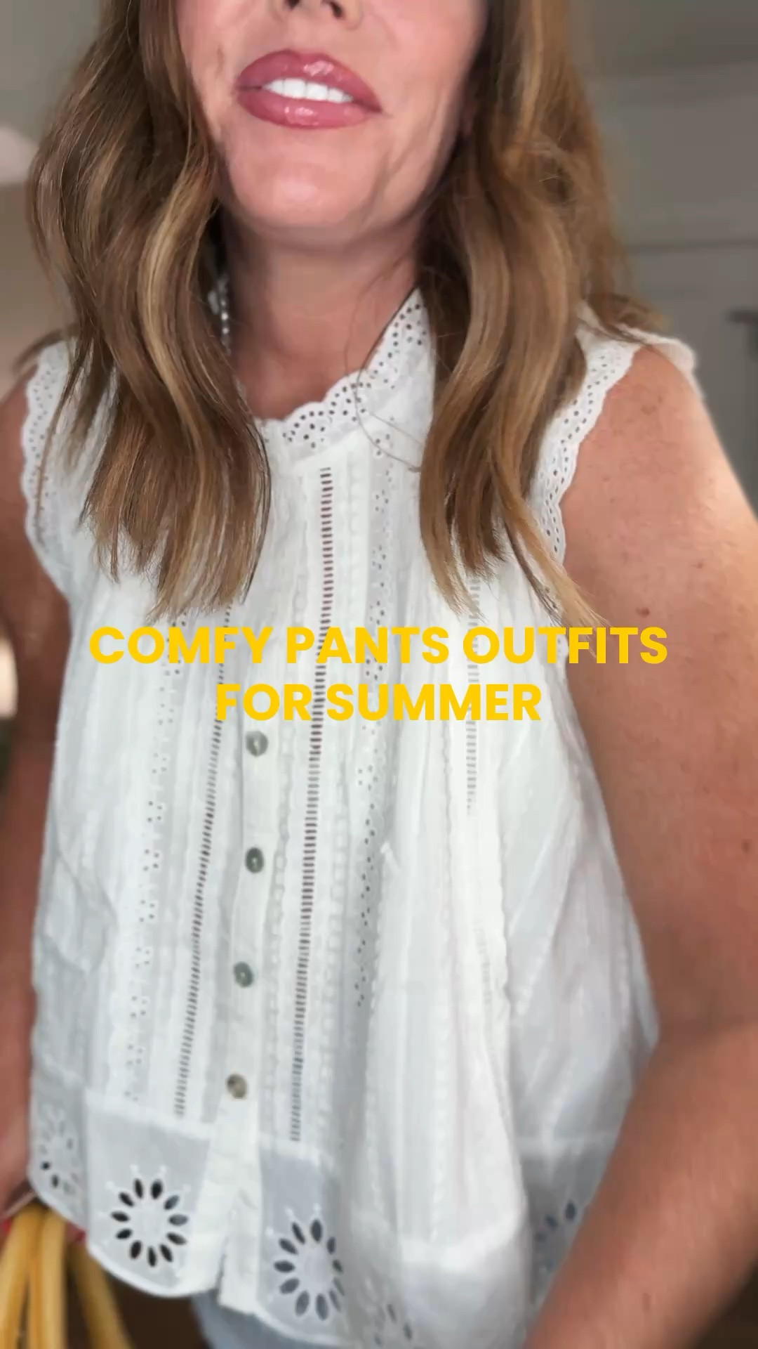 easy summer outfits for the busy mom!

Perfect to wear on vacation, running your errands, lunch with friends, even a business casual office! They're all effortless, laid-back , cute & super comfy!

I’m wearing a medium in all of the tops, and pants.

#LTKOver40 #LTKSaleAlert #LTKootd