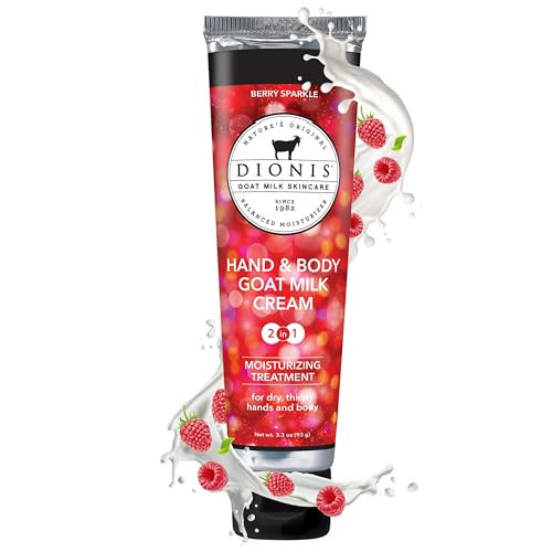 Dionis Goat Milk Hand & Body Cream Berry Sparkle 3.3oz (Pack of 1) | Amazon (US)
