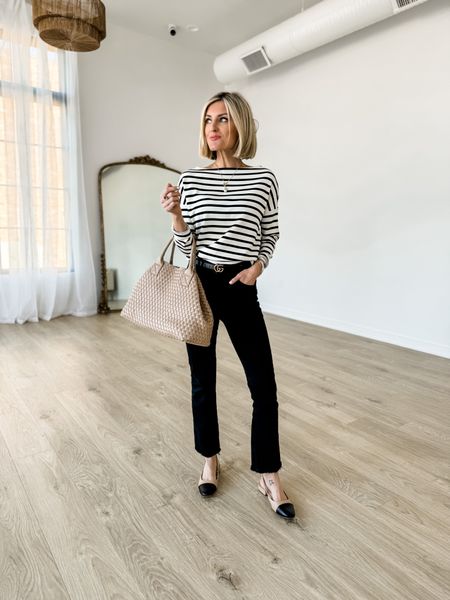 Another way to style these black jeans! I am wearing an XS in the striped top and 25 in the denim! Use code: BRITTANYSPANX for 10% off of the top!

Loverly Grey, outfit idea

#LTKSeasonal #LTKstyletip #LTKsalealert