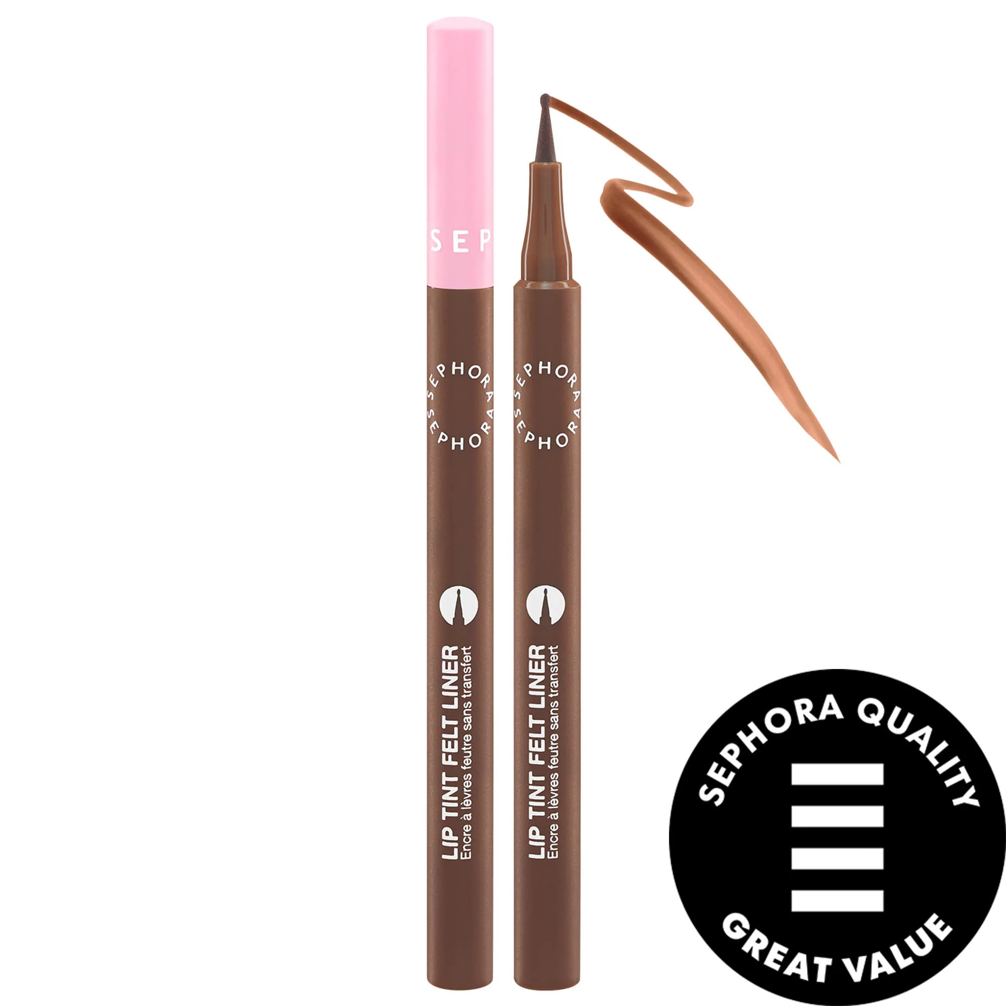 SEPHORA COLLECTION Lip Tint Felt Lip Stain & Liner 05 Espresso Line 0.03 oz/1 g | Sephora (US)