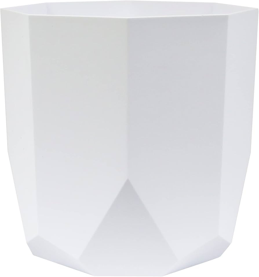 Bloem Tuxton Modern Hexagon Small Planter: 10" - Casper White - Matte Finish, Durable Resin, Mode... | Amazon (US)