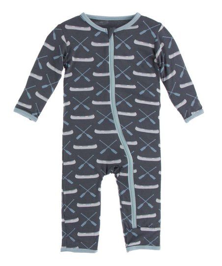 Stone Canoe Paddles Full-Zip Playsuit - Infant | Zulily