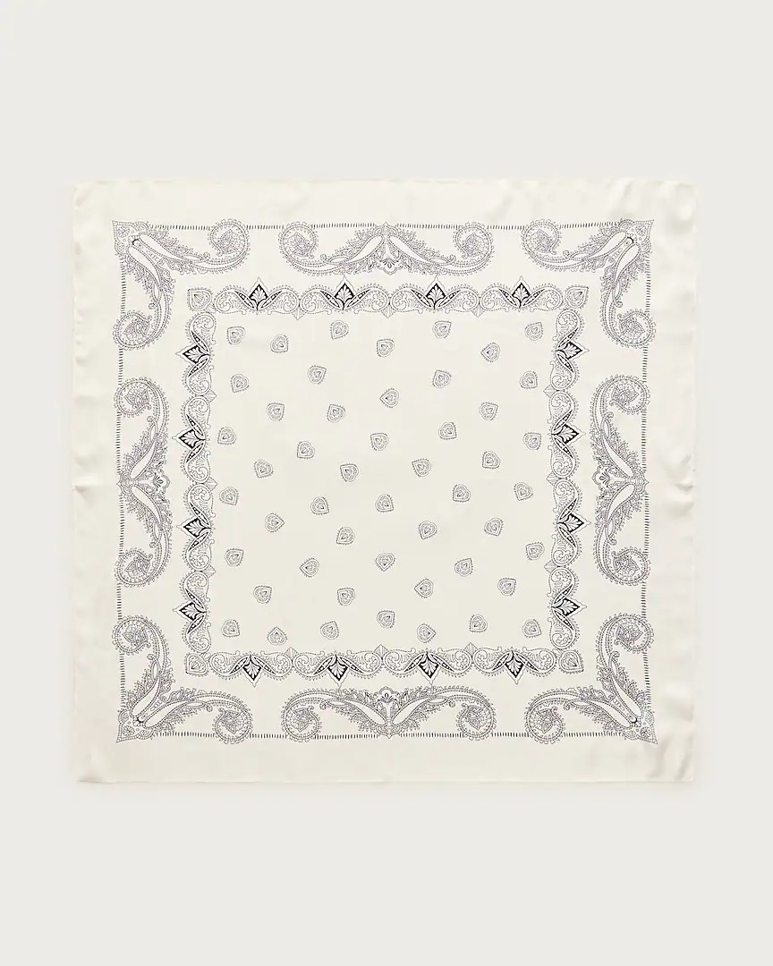 Printed silk scarf | J. Crew US