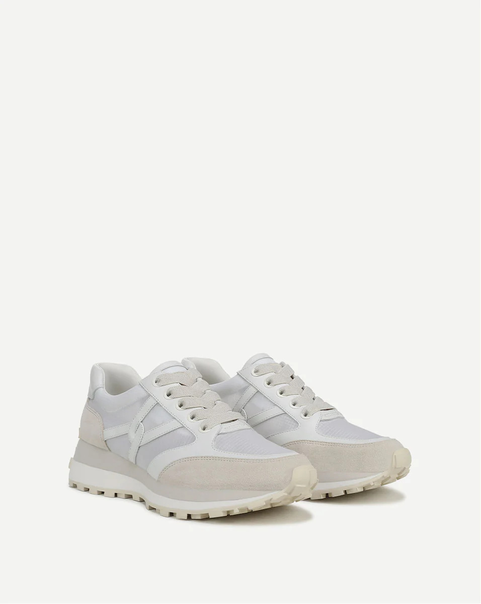 Valentina Ripstop Sneaker in Coconut/Marmo | Veronica Beard | Veronica Beard