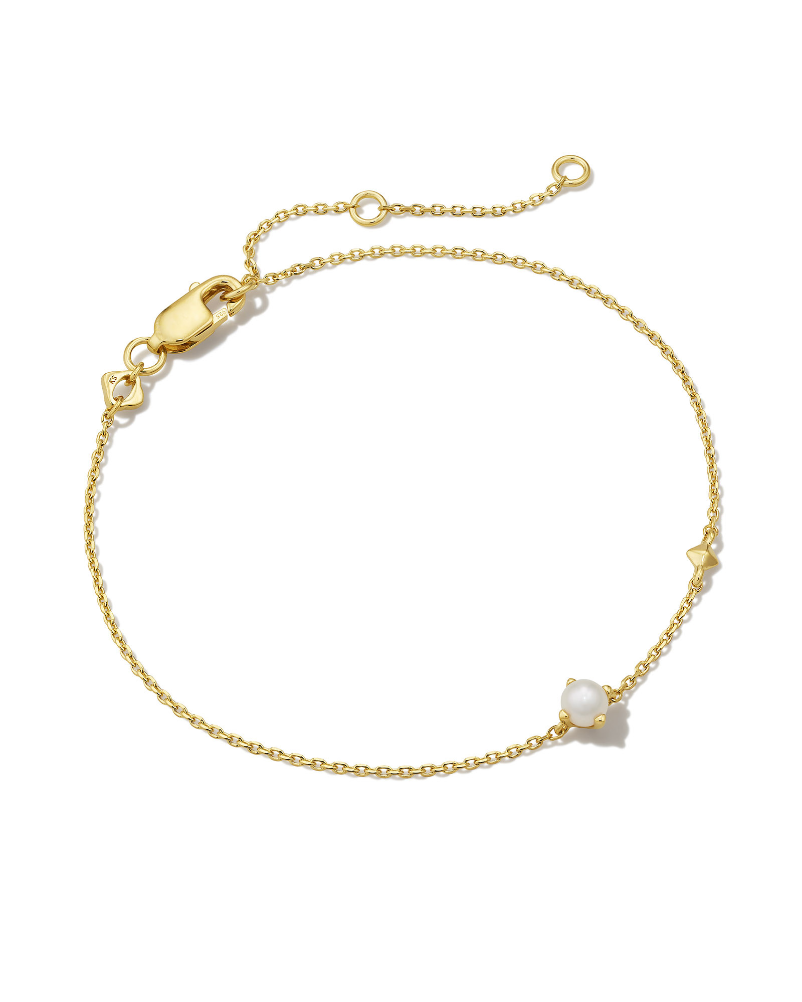 Maisie 18k Gold Vermeil Delicate Chain Bracelet in Freshwater Cultured Pearl | Kendra Scott | Kendra Scott