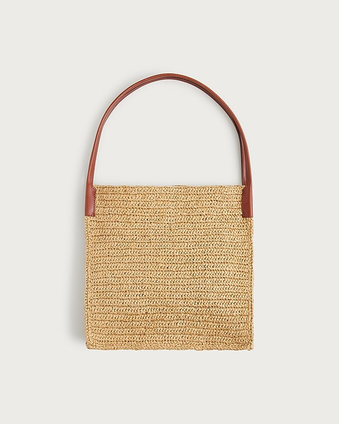 Large hand-knotted packable tote bag | J. Crew US