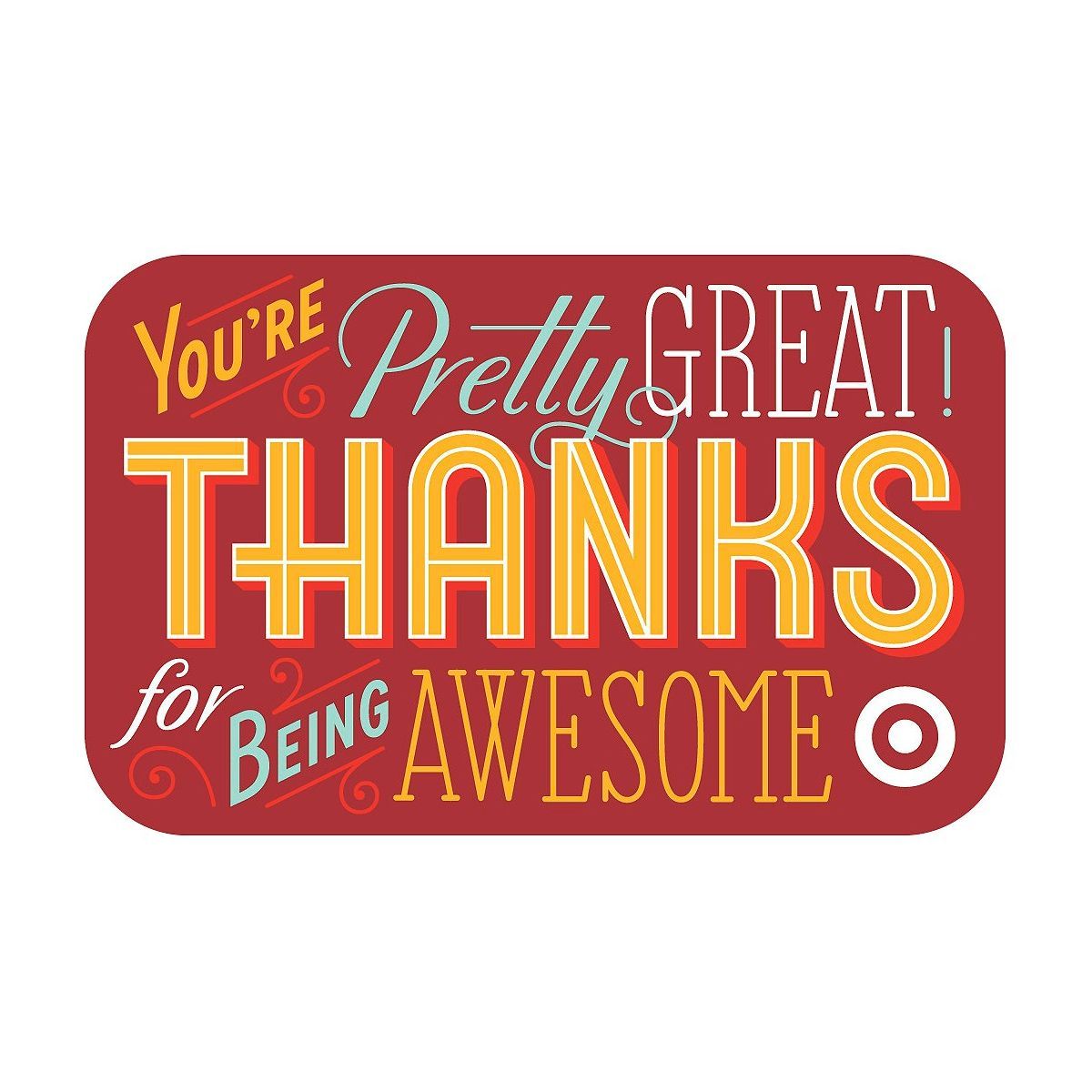 Thanks For Being Awesome GiftCard | Target