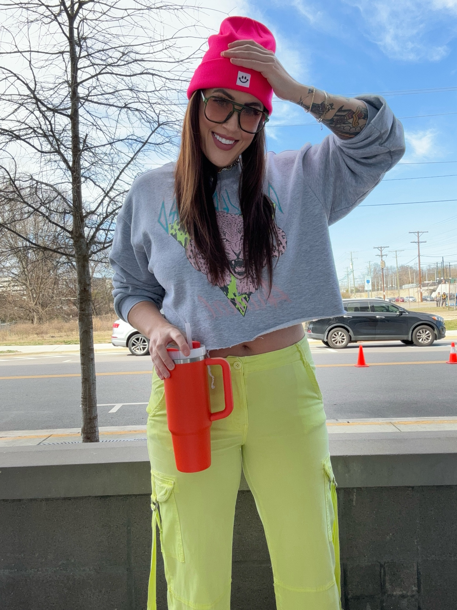 It’s giving caution cone ⚠️